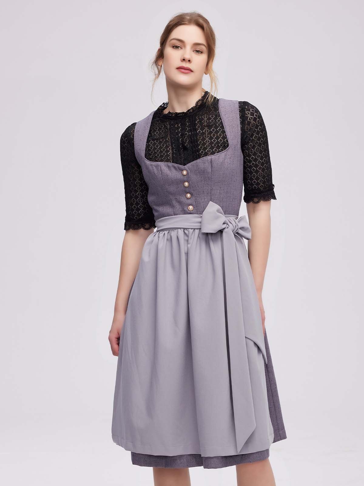 Traditionelles graues Dirndl von Ehreer