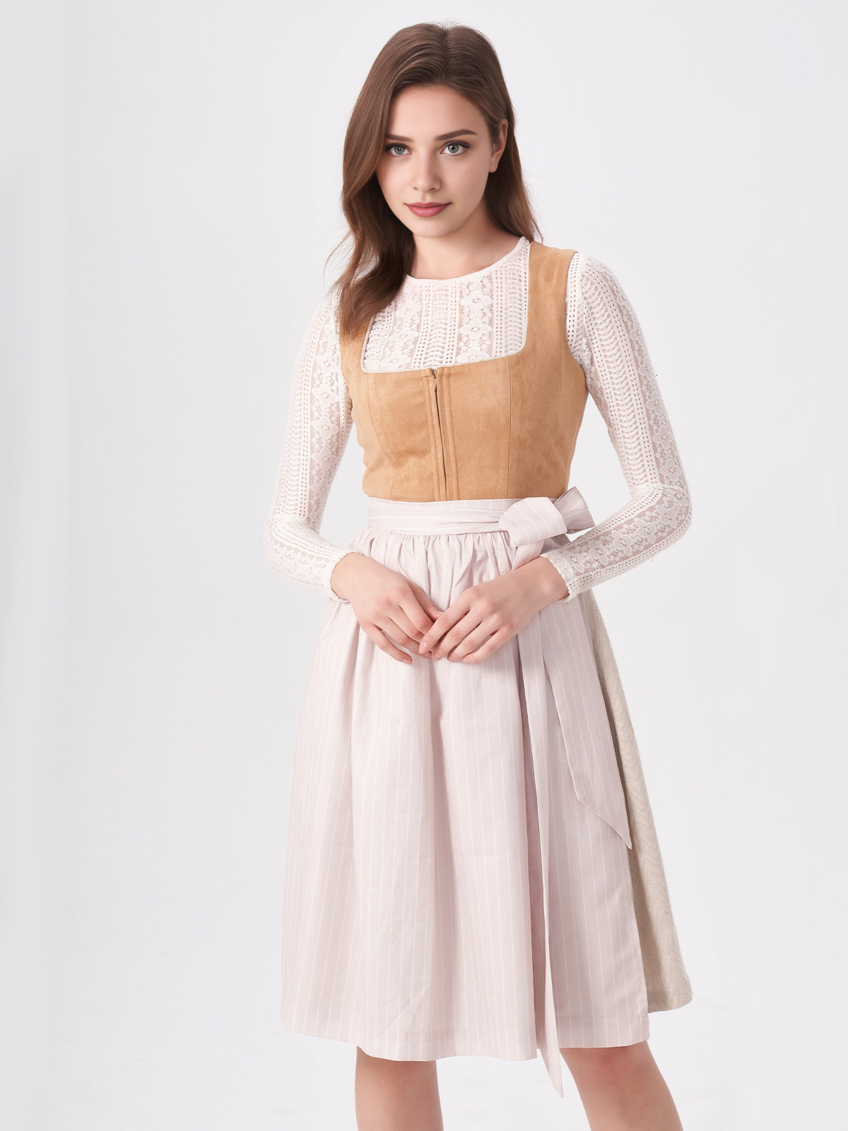 Ja Mei Dirndl in Braun